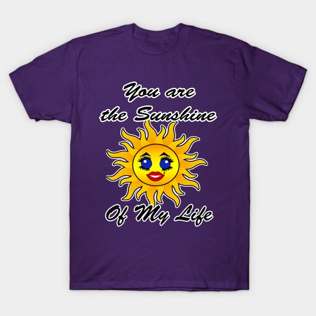 You are the Sunshine of my life Kawaii Sun T-Shirt by artbyomega